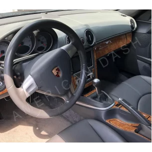 PORSCHE CAYMAN 987 2006-2012 3D Interior Dashboard Trim Kit Dash Trim Dekor 32-Parts