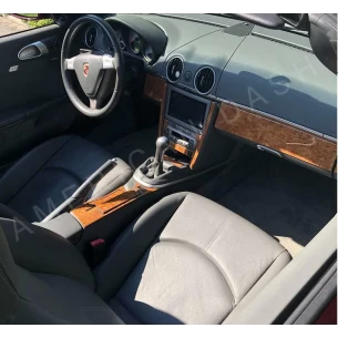 PORSCHE CAYMAN 987 2006-2012 3D Interior Dashboard Trim Kit Dash Trim Dekor 32-Parts