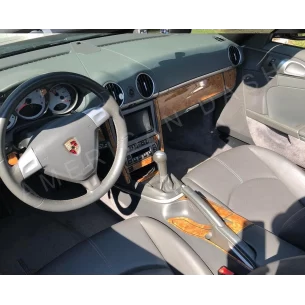 PORSCHE CAYMAN 987 2006-2012 3D Interior Dashboard Trim Kit Dash Trim Dekor 32-Parts