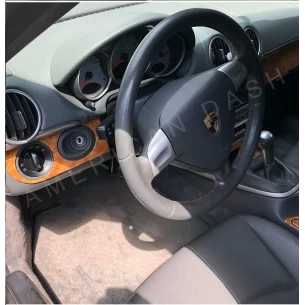 PORSCHE CAYMAN 987 2006-2012 3D Interior Dashboard Trim Kit Dash Trim Dekor 32-Parts