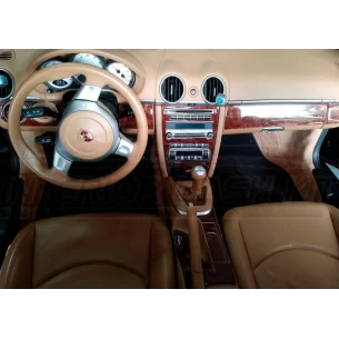 PORSCHE CAYMAN 987 2006-2012 3D Interior Dashboard Trim Kit Dash Trim Dekor 32-Parts