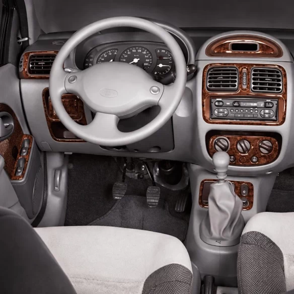 Renault Clio 06.98-05.01 3D Interior Dashboard Trim Kit Dash Trim Dekor 18-Parts