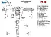 Chevrolet HHR 2008-2008 Basic Set Interior BD Dash Trim Kit - 2 - Interior Dash Trim Kit Chevrolet HHR 2008-2008 Basic Set Interior BD Dash Trim Kit - 2 - Interior Dash Trim Kit