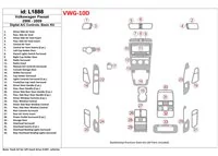 Volkswagen Passat 2006-2009 Automatic AC, Basic Set Interior BD Dash Trim Kit - 1 - Interior Dash Trim Kit Volkswagen Passat 2006-2009 Automatic AC, Basic Set Interior BD Dash Trim Kit - 1 - Interior Dash Trim Kit