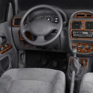 Renault Clio Symbol 06.04-09.08 3D Interior Dashboard Trim Kit Dash Trim Dekor 15-Parts