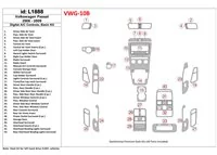 Volkswagen Passat 2006-2009 Manual Gearbox AC Controls, Basic Set Interior BD Dash Trim Kit - 1 - Interior Dash Trim Kit Volkswagen Passat 2006-2009 Manual Gearbox AC Controls, Basic Set Interior BD Dash Trim Kit - 1 - Interior Dash Trim Kit