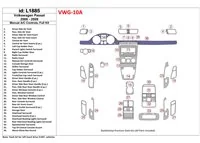 Volkswagen Passat 2006-2009 Manual Gearbox AC Controls, Full Set Interior BD Dash Trim Kit - 1 - Interior Dash Trim Kit Volkswagen Passat 2006-2009 Manual Gearbox AC Controls, Full Set Interior BD Dash Trim Kit - 1 - Interior Dash Trim Kit