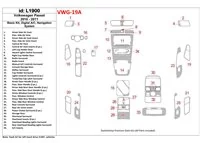 Volkswagen Passat 2010-UP Basic Set, Automatic A/C, Navigation system Interior BD Dash Trim Kit - 1 - Interior Dash Trim Kit Volkswagen Passat 2010-UP Basic Set, Automatic A/C, Navigation system Interior BD Dash Trim Kit - 1 - Interior Dash Trim Kit