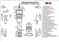 Volkswagen Passat 2010-UP Basic Set, Automatic A/C, Navigation system Interior BD Dash Trim Kit - 2 - Interior Dash Trim Kit Volkswagen Passat 2010-UP Basic Set, Automatic A/C, Navigation system Interior BD Dash Trim Kit - 2 - Interior Dash Trim Kit
