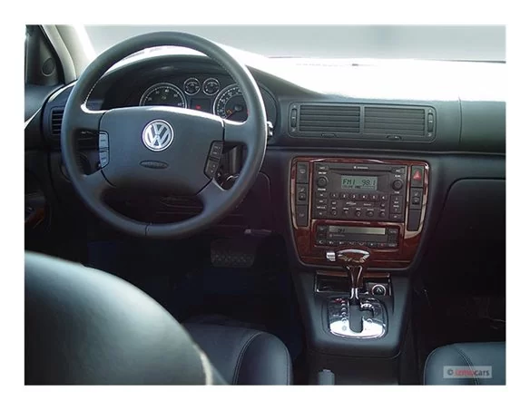 Volkswagen Passat B5.5 Typ 3BG 07.04-06.05 3D Interior Dashboard Trim Kit Dash Trim Dekor 21-Parts - 1 - Interior Dash Trim Kit