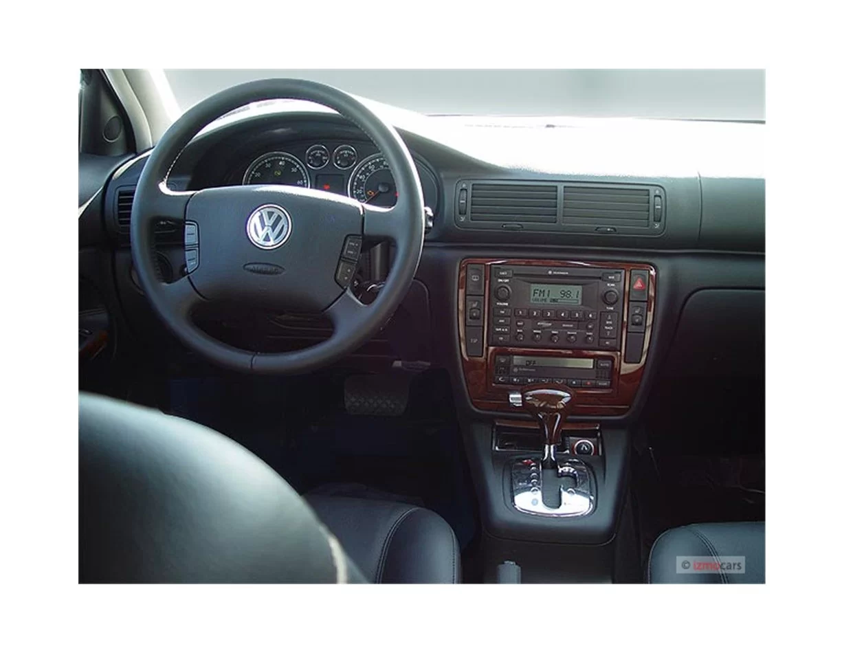 Volkswagen Passat B5.5 Typ 3BG 07.04-06.05 3D Interior Dashboard Trim Kit Dash Trim Dekor 21-Parts - 1 - Interior Dash Trim Kit