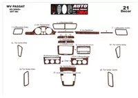 Volkswagen Passat B6 02.05 09.10 3D Interior Dashboard Trim Kit Dash Trim Dekor 18-Parts - 2 - Interior Dash Trim Kit Volkswagen Passat B6 02.05 09.10 3D Interior Dashboard Trim Kit Dash Trim Dekor 18-Parts - 2 - Interior Dash Trim Kit