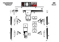 Volkswagen Passat B7 2012-2015 3D Interior Dashboard Trim Kit Dash Trim Dekor 45-Parts - 2 - Interior Dash Trim Kit Volkswagen Passat B7 2012-2015 3D Interior Dashboard Trim Kit Dash Trim Dekor 45-Parts - 2 - Interior Dash Trim Kit