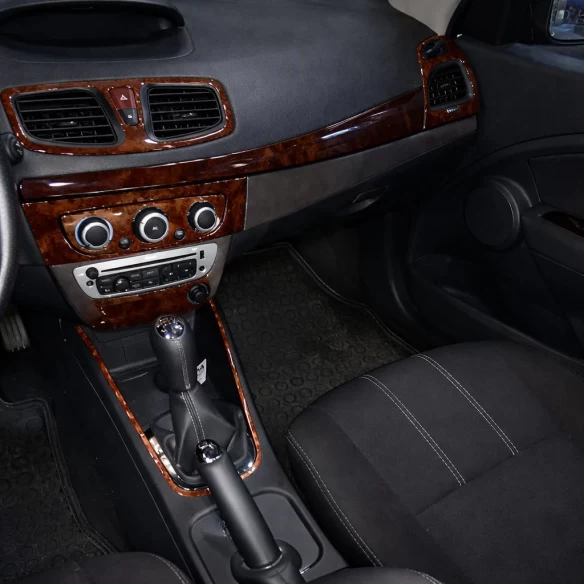 Renault Fluence 01.2010 3D Interior Dashboard Trim Kit Dash Trim Dekor 13-Parts