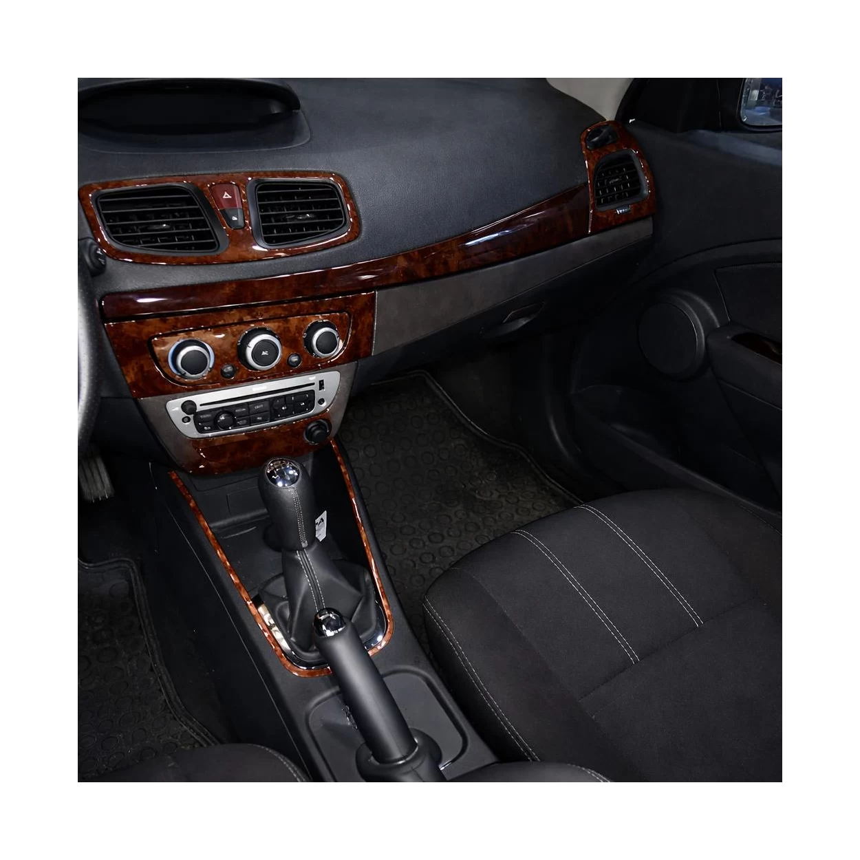 Renault Fluence 01.2010 3D Interior Dashboard Trim Kit Dash Trim Dekor 13-Parts