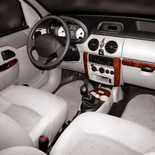 Renault Kangoo-Nissan Kubistar 1998-2008 3D Interior Dashboard Trim Kit Dash Trim Dekor 10-Parts 2