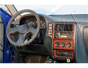 Volkswagen Polo 6N 09.94-09.99 3D Interior Dashboard Trim Kit Dash Trim Dekor 10-Parts - 1 - Interior Dash Trim Kit