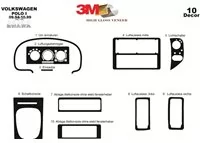 Volkswagen Polo 6N 09.94-09.99 3D Interior Dashboard Trim Kit Dash Trim Dekor 10-Parts - 2 - Interior Dash Trim Kit Volkswagen Polo 6N 09.94-09.99 3D Interior Dashboard Trim Kit Dash Trim Dekor 10-Parts - 2 - Interior Dash Trim Kit