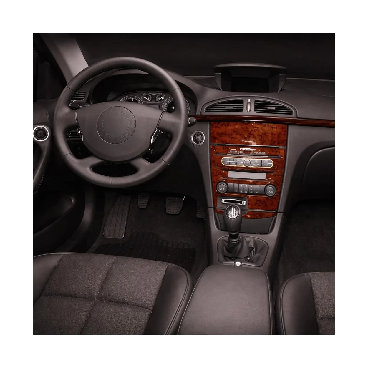 Renault Laguna 04.05-08.09 3D Interior Dashboard Trim Kit Dash Trim Dekor 5-Parts