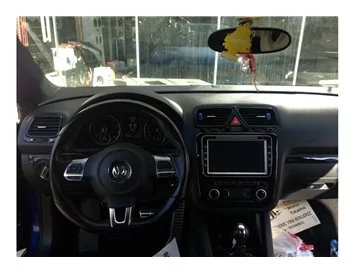 Volkswagen Scirocco 01.2013 3D Interior Dashboard Trim Kit Dash Trim Dekor 16-Parts - 1 - Interior Dash Trim Kit