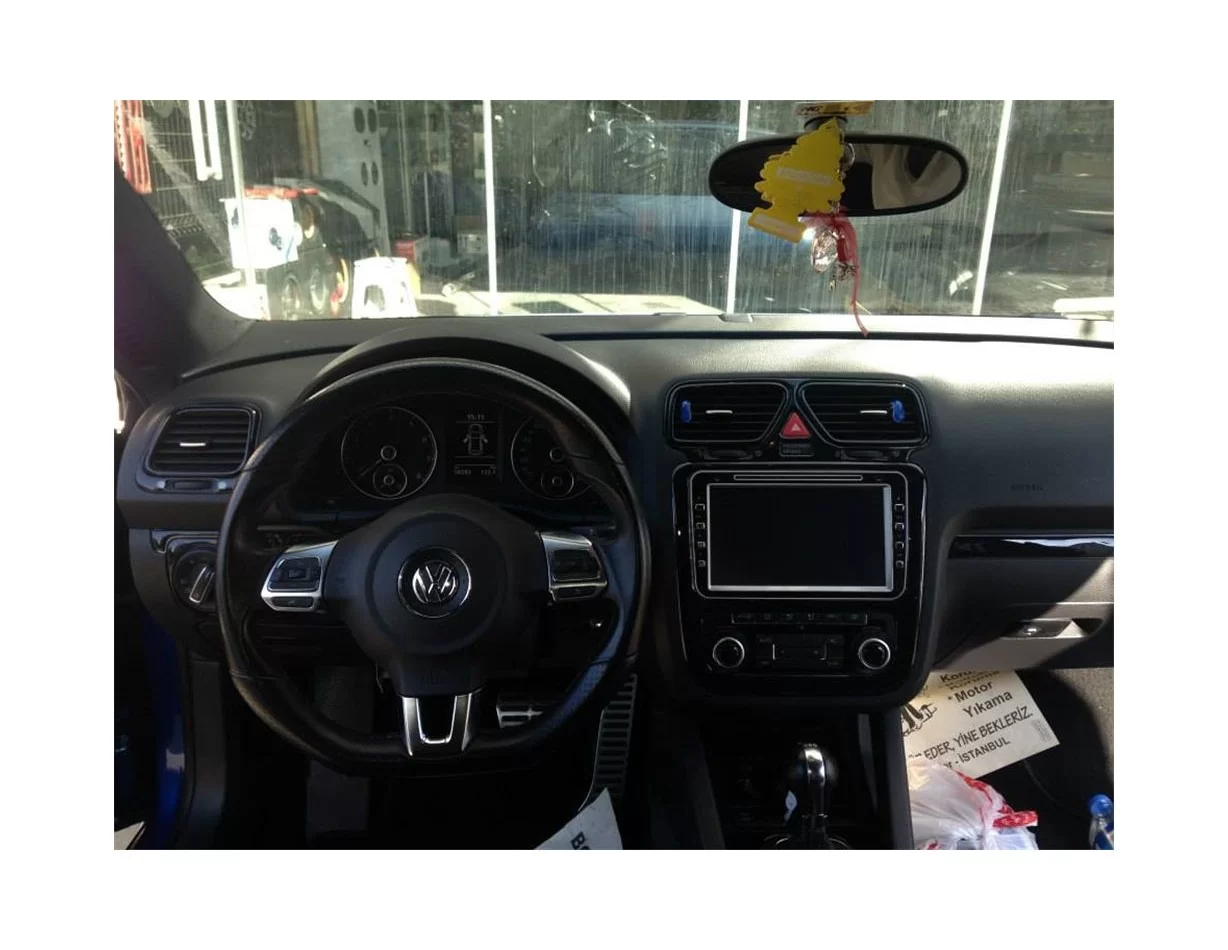 Volkswagen Scirocco 01.2013 3D Interior Dashboard Trim Kit Dash Trim Dekor 16-Parts - 1 - Interior Dash Trim Kit