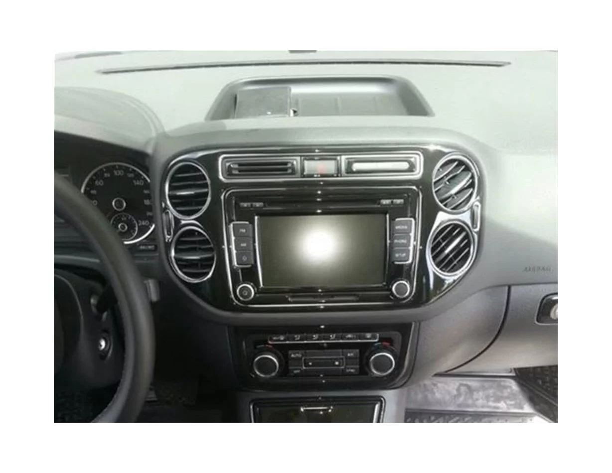 Volkswagen Tiguan 09.2007 3D Interior Dashboard Trim Kit Dash Trim Dekor 17-Parts - 1 - Interior Dash Trim Kit