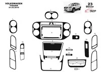 Volkswagen Tiguan 09.2011 3D Interior Dashboard Trim Kit Dash Trim Dekor 23-Parts - 1 - Interior Dash Trim Kit Volkswagen Tiguan 09.2011 3D Interior Dashboard Trim Kit Dash Trim Dekor 23-Parts - 1 - Interior Dash Trim Kit