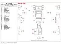 Volkswagen Tiguan 2010-UP Full Set, Automatic AC Control Interior BD Dash Trim Kit - 1 - Interior Dash Trim Kit Volkswagen Tiguan 2010-UP Full Set, Automatic AC Control Interior BD Dash Trim Kit - 1 - Interior Dash Trim Kit