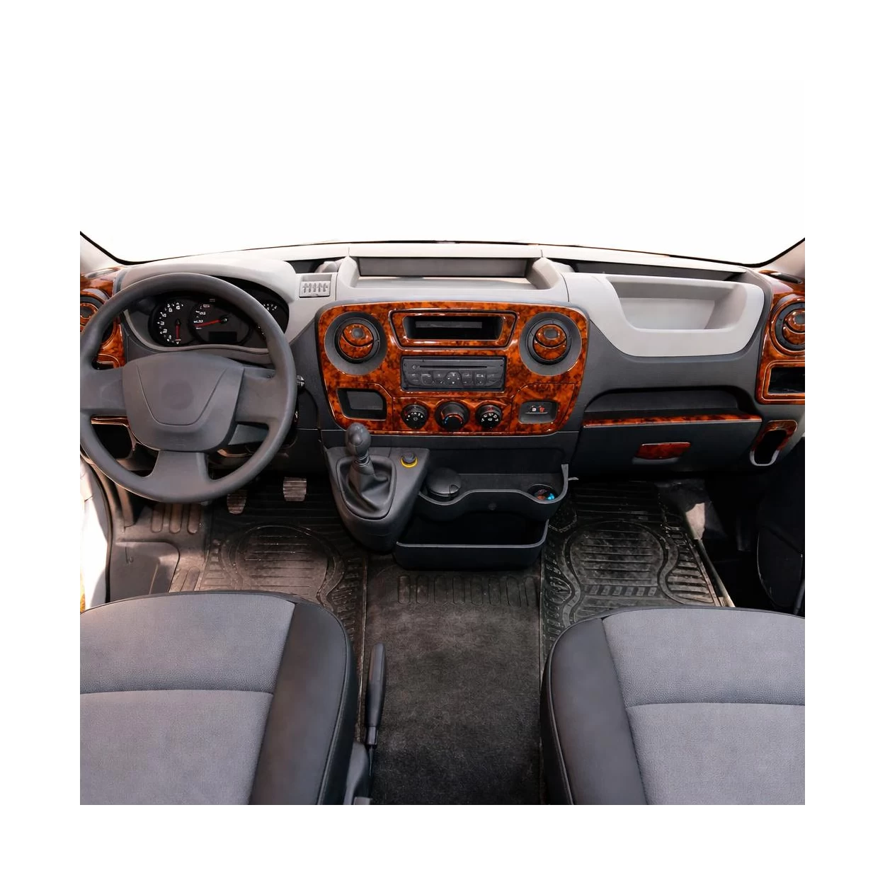 Renault Master-Nissan Interstar 01.2010 3D Interior Dashboard Trim Kit Dash Trim Dekor 23-Parts