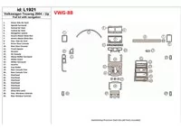 Volkswagen Touareg 2004-UP Full Set, With NAVI Interior BD Dash Trim Kit - 1 - Interior Dash Trim Kit Volkswagen Touareg 2004-UP Full Set, With NAVI Interior BD Dash Trim Kit - 1 - Interior Dash Trim Kit