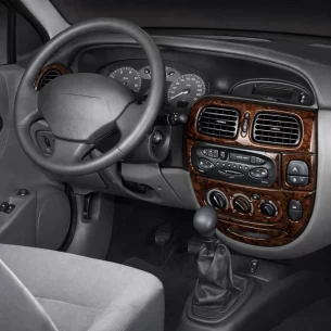 Renault Megane 03.99-02.03 3D Interior Dashboard Trim Kit Dash Trim Dekor 17-Parts