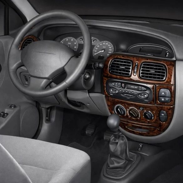 Renault Megane 03.99-02.03 3D Interior Dashboard Trim Kit Dash Trim Dekor 17-Parts