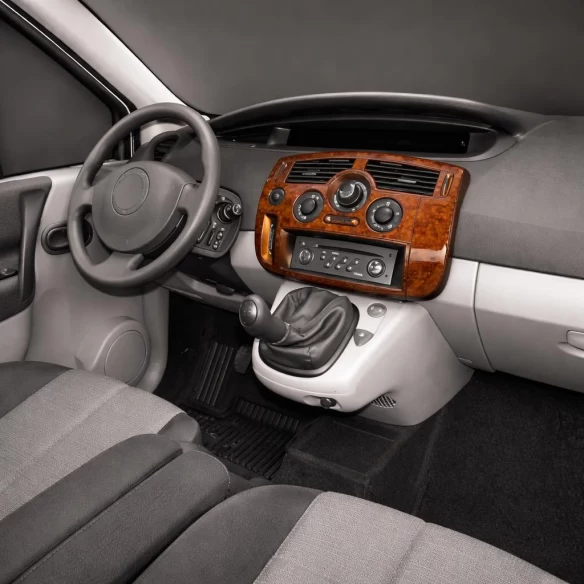 Renault Megane Scenic 06.03-12.10 3D Interior Dashboard Trim Kit Dash Trim Dekor 7-Parts