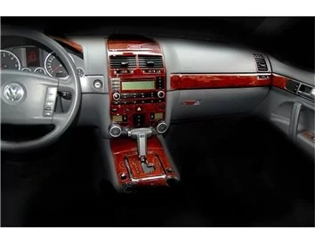 Volkswagen Toureg 09.2010 3D Interior Dashboard Trim Kit Dash Trim Dekor 24-Parts - 1 - Interior Dash Trim Kit