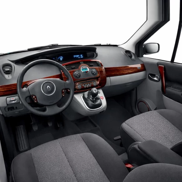 Renault Megane Scenic 06.03-12.10 3D Interior Dashboard Trim Kit Dash Trim Dekor 7-Parts