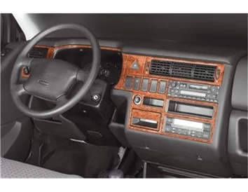 Volkswagen Transporter T4 09.98-07.03 3D Interior Dashboard Trim Kit Dash Trim Dekor 18-Parts - 1 - Interior Dash Trim Kit
