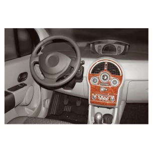Renault Modus 08.2004 3D Interior Dashboard Trim Kit Dash Trim Dekor 4-Parts