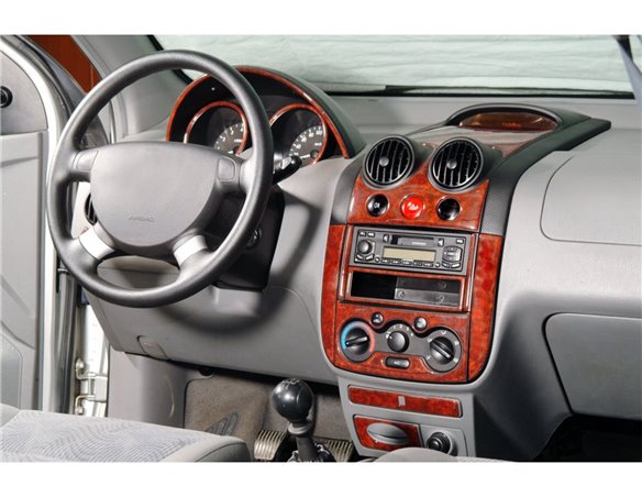 Kia Sephia 06.1995 3M 3D Car Tuning Interior Tuning Interior Customisation UK Right Hand Drive Australia Dashboard Trim Kit Dash