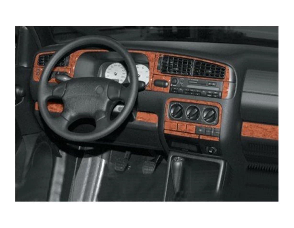 Volkswagen Vento 04.95-09.97 3D Interior Dashboard Trim Kit Dash Trim Dekor 23-Parts - 1 - Interior Dash Trim Kit