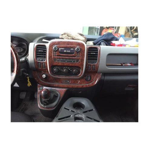 Renault Trafic 01.2015 3D Interior Dashboard Trim Kit Dash Trim Dekor 19-Parts