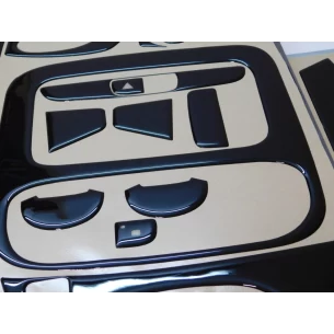 Renault Trafic 01.2015 3D Interior Dashboard Trim Kit Dash Trim Dekor 30-Parts