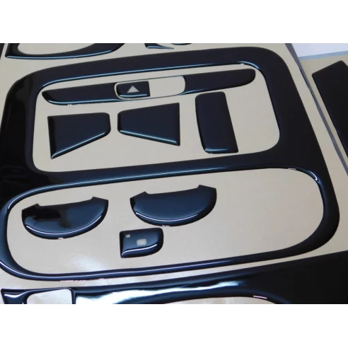 Renault Trafic 01.2015 3D Interior Dashboard Trim Kit Dash Trim Dekor 30-Parts