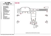 Volvo 850 1993-1997 Full Set Interior BD Dash Trim Kit - 1 - Interior Dash Trim Kit Volvo 850 1993-1997 Full Set Interior BD Dash Trim Kit - 1 - Interior Dash Trim Kit