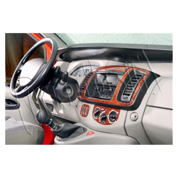 Renault Trafic Nissan Primastar 04.01-12.06 3D Interior Dashboard Trim Kit Dash Trim Dekor 6-Parts