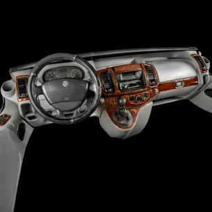 Renault Trafic-Nissan Primastar 01.07-12.10 3D Interior Dashboard Trim Kit Dash Trim Dekor 17-Parts