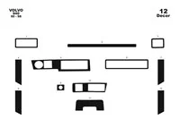 Volvo 940 10.90-04.98 3D Interior Dashboard Trim Kit Dash Trim Dekor 12-Parts - 2 - Interior Dash Trim Kit Volvo 940 10.90-04.98 3D Interior Dashboard Trim Kit Dash Trim Dekor 12-Parts - 2 - Interior Dash Trim Kit