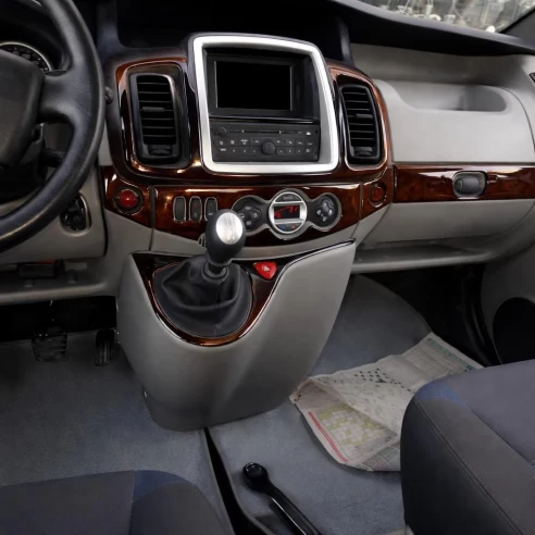 Renault Trafic-Nissan Primastar 01.2011 3D Interior Dashboard Trim Kit Dash Trim Dekor 16-Parts