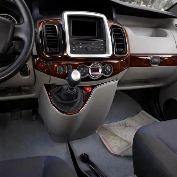 Renault Trafic-Nissan Primastar 01.2011 3D Interior Dashboard Trim Kit Dash Trim Dekor 16-Parts