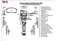 Volvo Cross Country 2001-2004 Full Set, With CD and Compact Casette audio, OEM Compliance Interior BD Dash Trim Kit - 1 - Interi Volvo Cross Country 2001-2004 Full Set, With CD and Compact Casette audio, OEM Compliance Interior BD Dash Trim Kit - 1 - Interi
