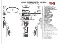 Volvo Cross Country 2001-2004 Full Set, With CD Player, OEM Compliance Interior BD Dash Trim Kit - 1 - Interior Dash Trim Kit Volvo Cross Country 2001-2004 Full Set, With CD Player, OEM Compliance Interior BD Dash Trim Kit - 1 - Interior Dash Trim Kit